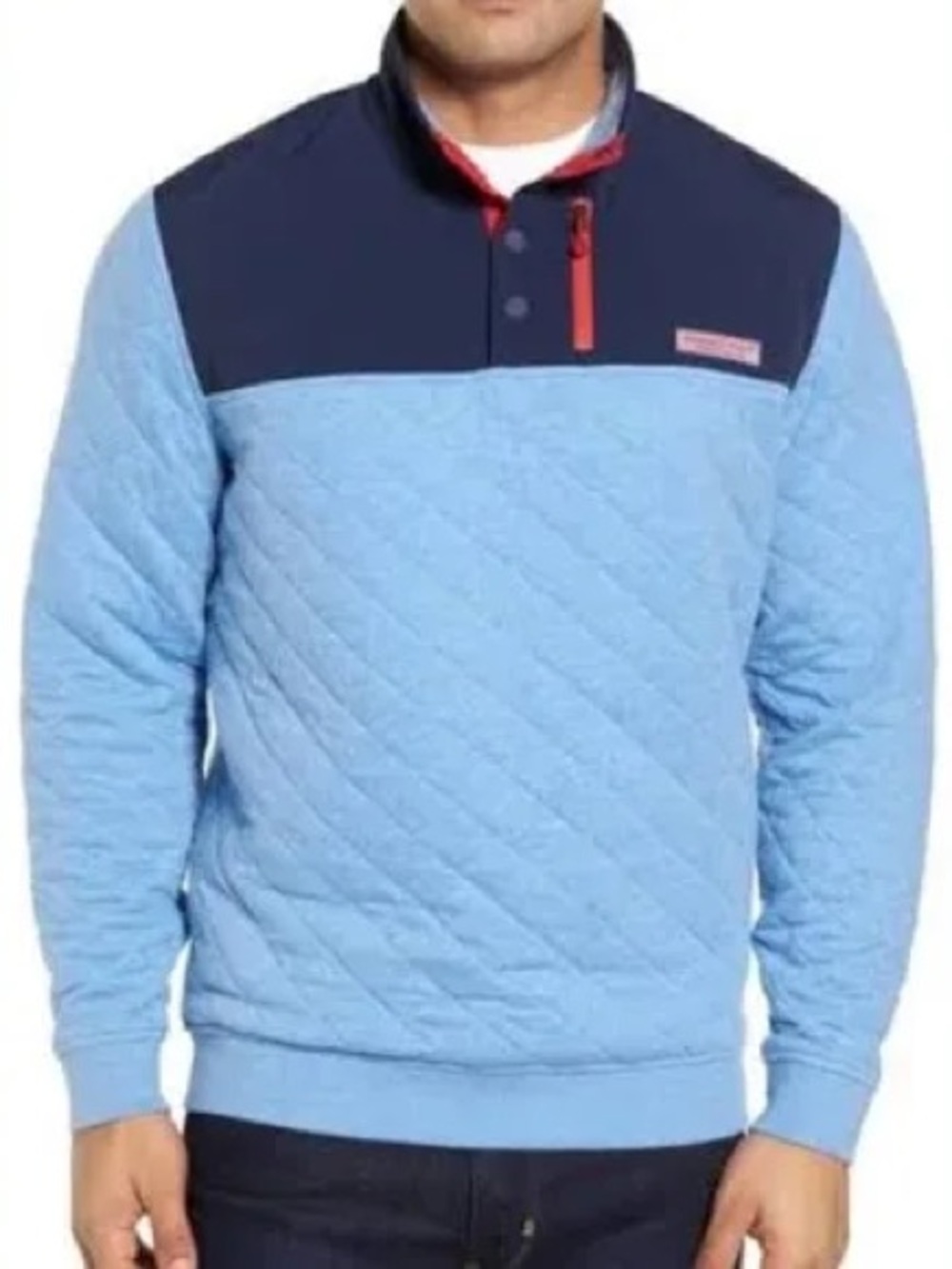 Vineyard Vines Quilted Shep Shirt Pullover Blue Men’s Small